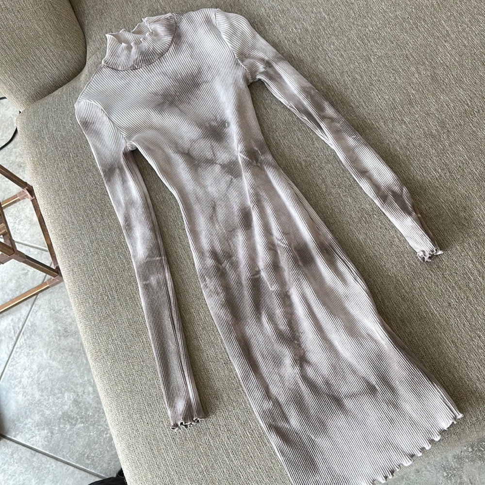 Stark mock neck Mini Dress